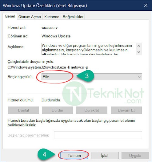 Windows 10 0x80070422 Hatası Çözümü