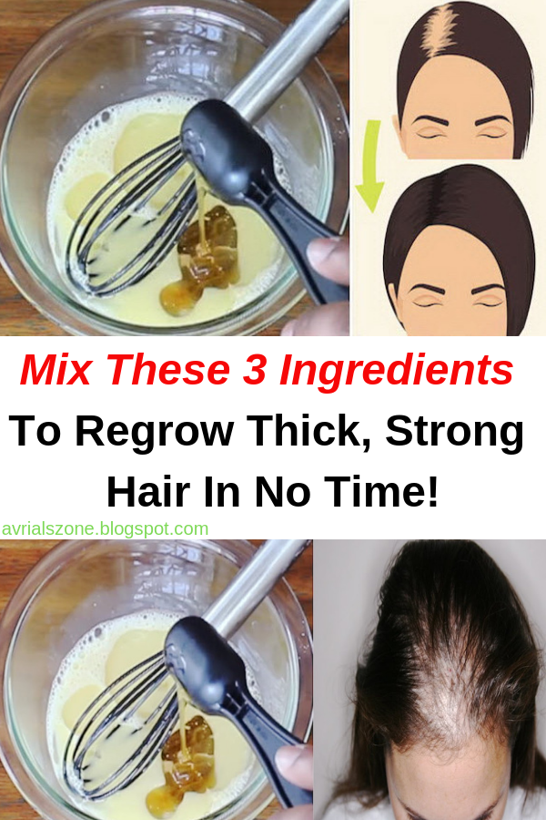 Healthy Beauty and Diet Mix These 3 Ingredients To Regrow Thick
