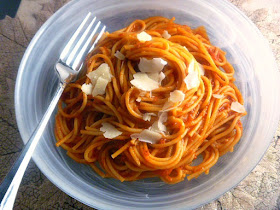 Get a delicious flavor packed meal on the table in no time with this comforting Instant Pot Spaghetti Marinara! - Slice of Southern