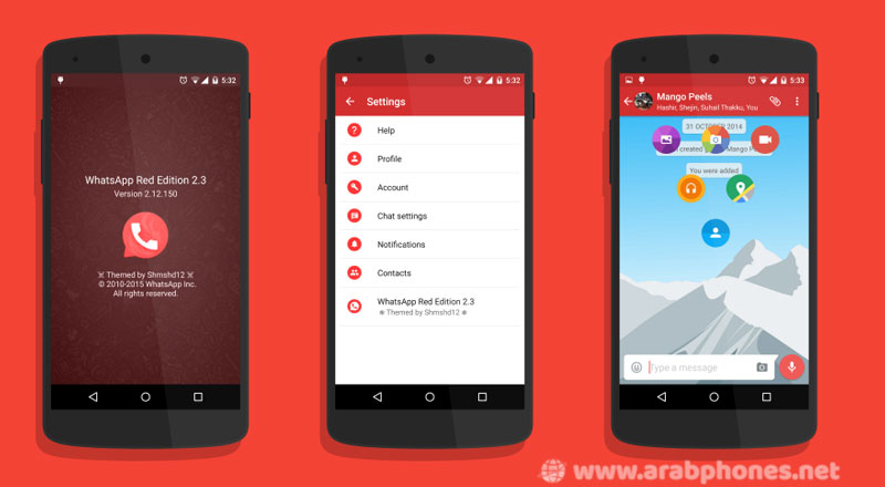 تنزيل واتساب بلس الاحمر اخر اصدار WhatsApp Plus Red