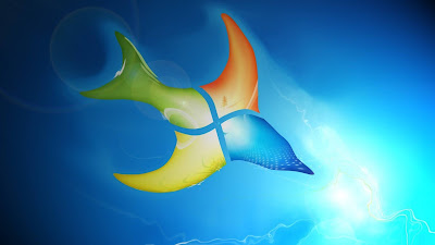 Windows Fish Logo Wallpaper
