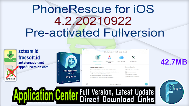 PhoneRescue for iOS 4.2.20210922 Pre-activated Fullversion