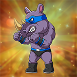 Games4King -  G4K Vigorous Rhino Escape Game