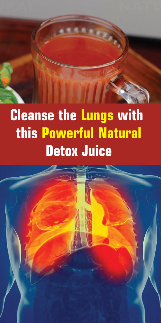 Cleanse the Lungs with this Powerful Natural Detox Juice KrobKnea