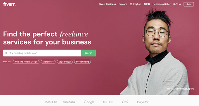 Fiverr Freelancer平台