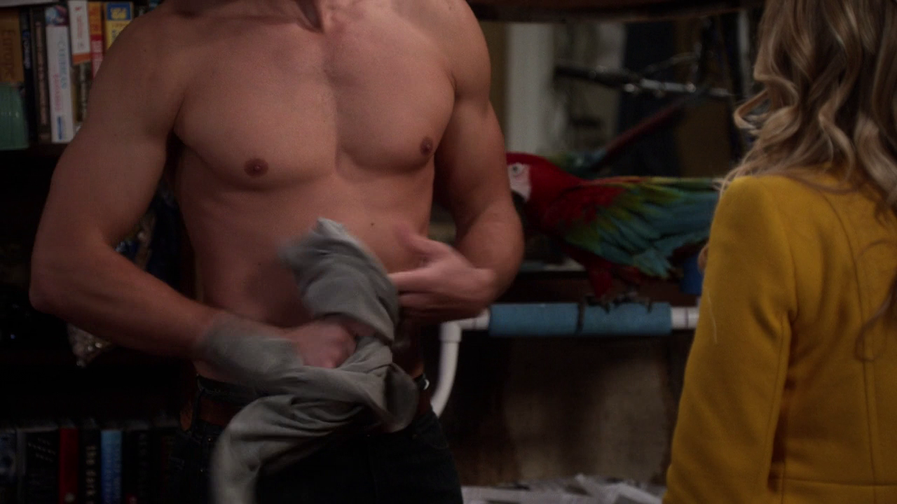 Hartley Sawyer shirtless in Don't Trust the B---- in Apartment 23 1-06...