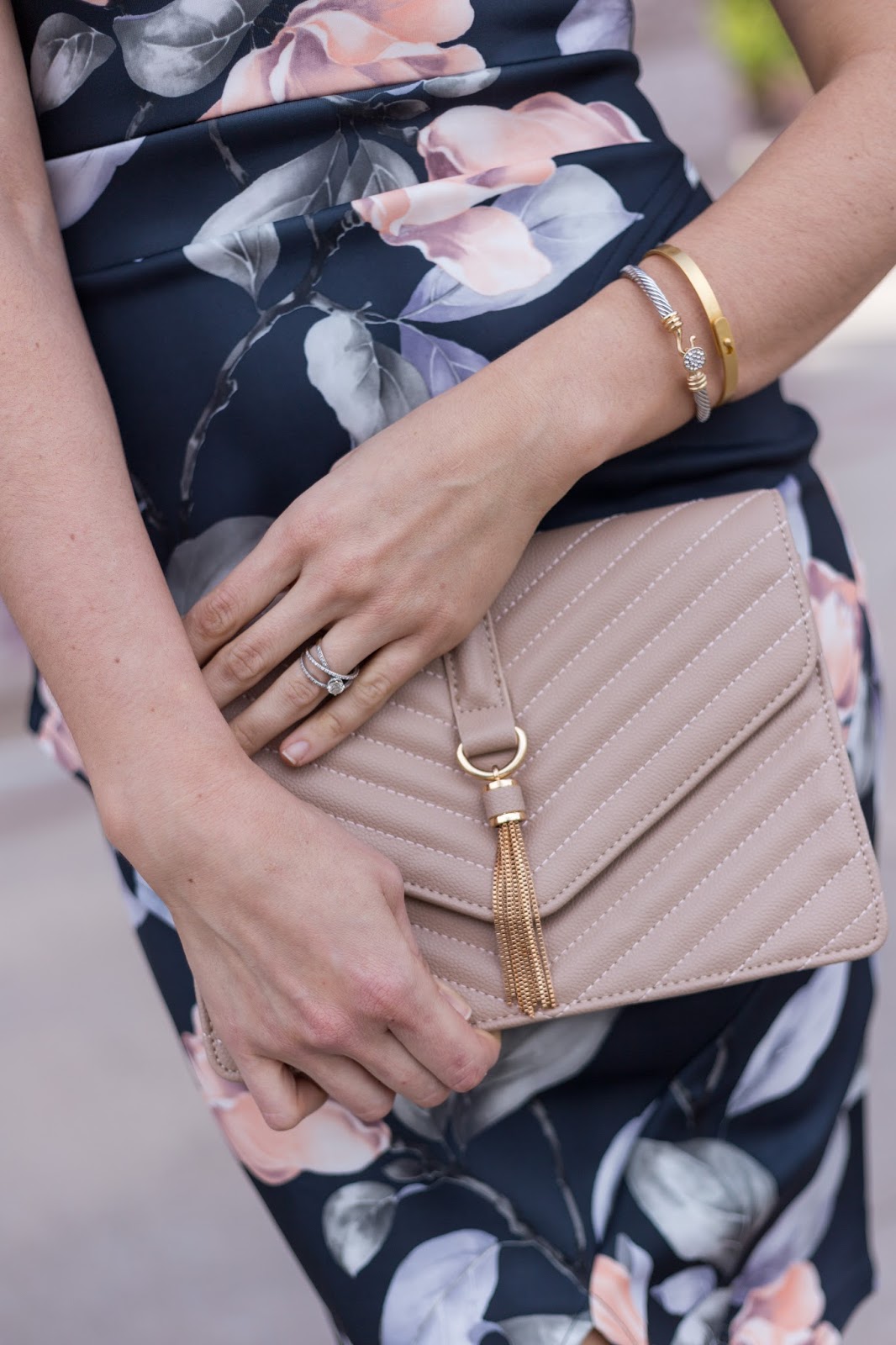 Nude clutch. Get the YSL look for less!