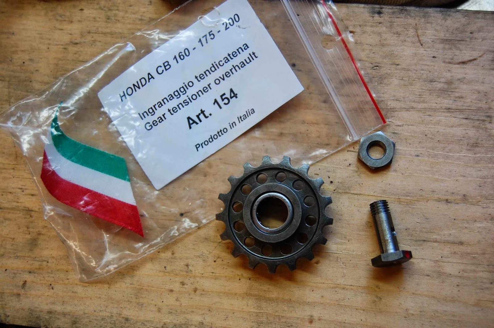 R4L CB160 Cam chain tensioner upgrade.