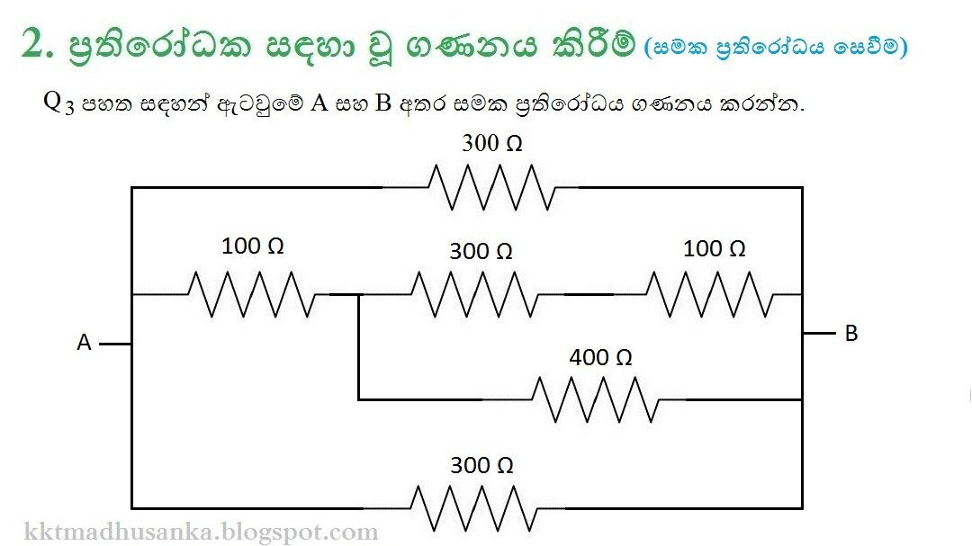 Basic Electronic Science in Sinhala Medium