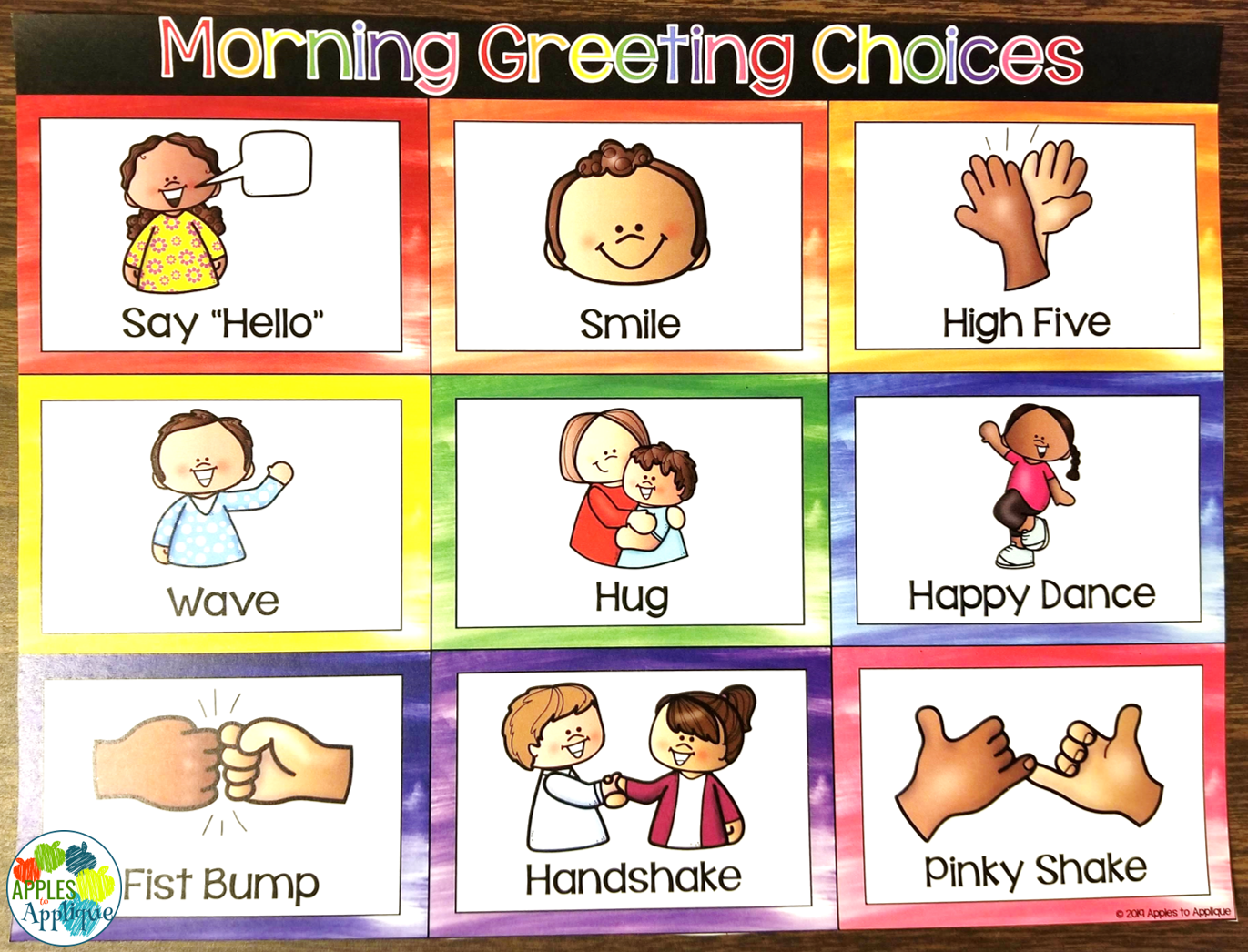 Apples To Applique Morning Greeting Choices