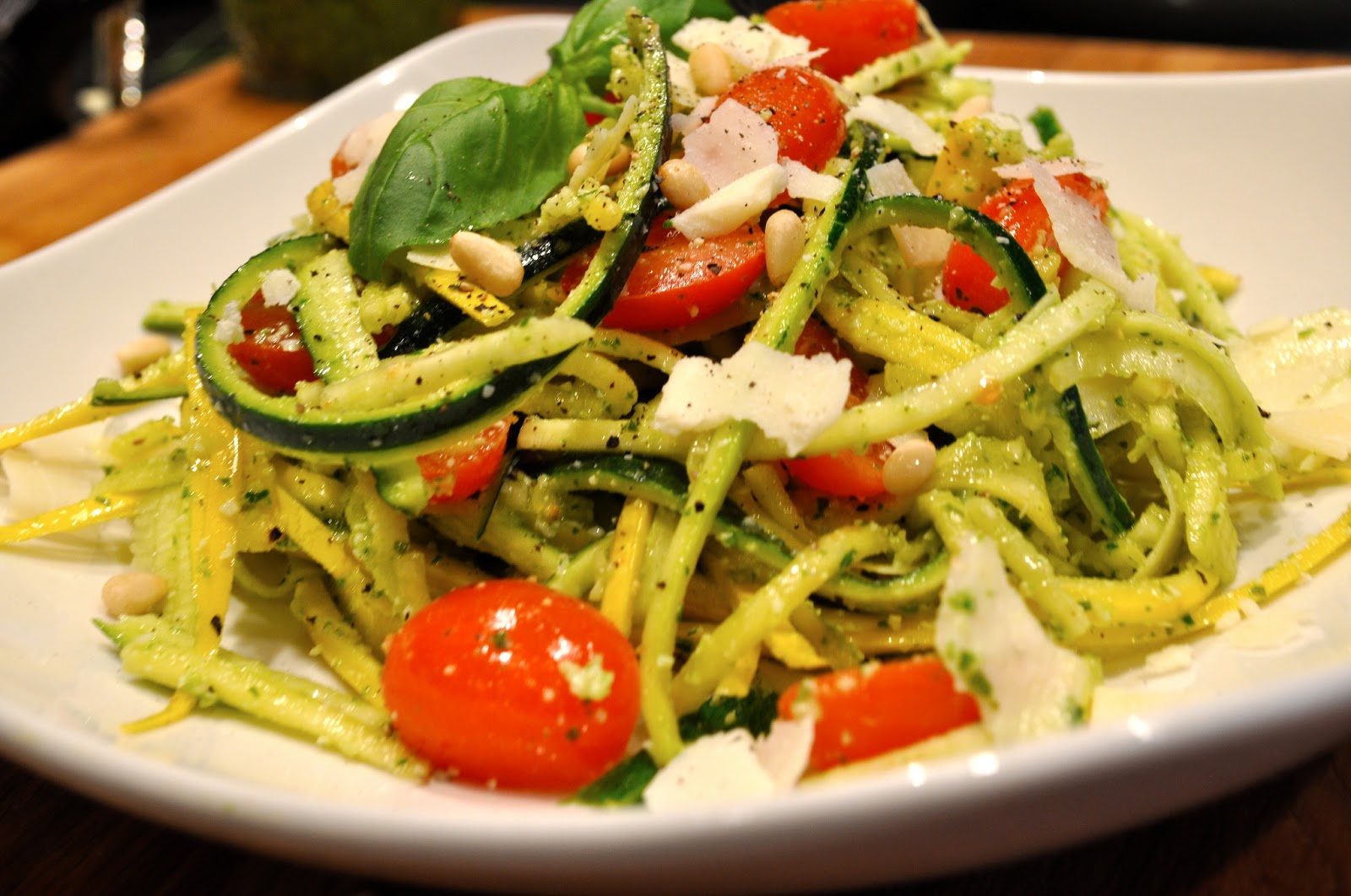 One Classy Dish Zucchini Noodle Pasta