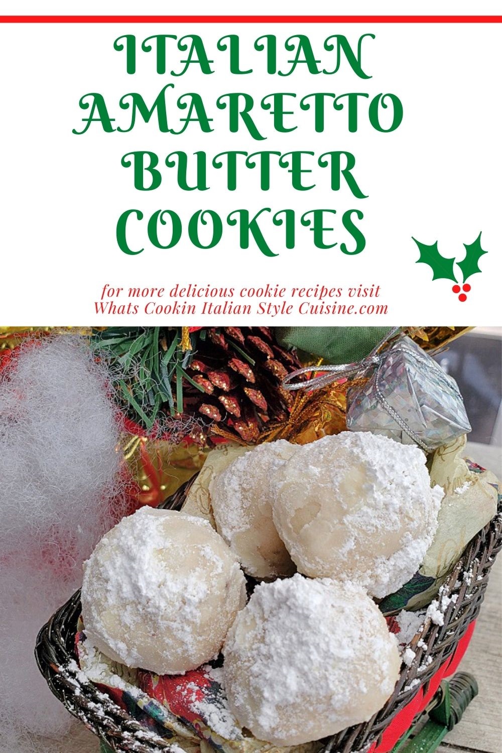 Italian Amaretto Butter Cookies What's Cookin' Italian Style Cuisine