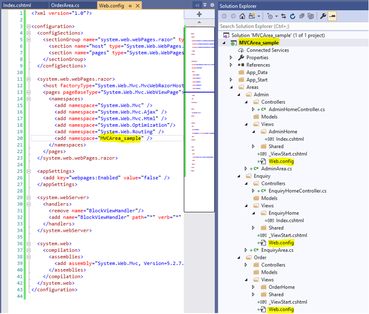 Blog by Asif Areas In MVC