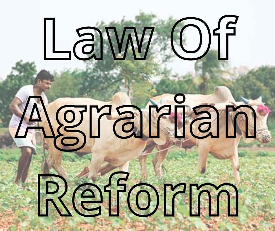 Law Of Agrarian Reform