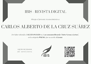 Ibis revista digital reconocer a Carlos de la Cruz Suárez
