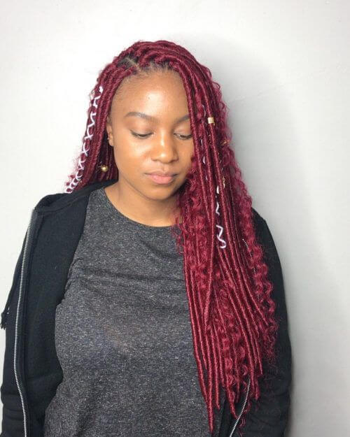 If you tend to stick to traditional burgundy box braids however need to exp...