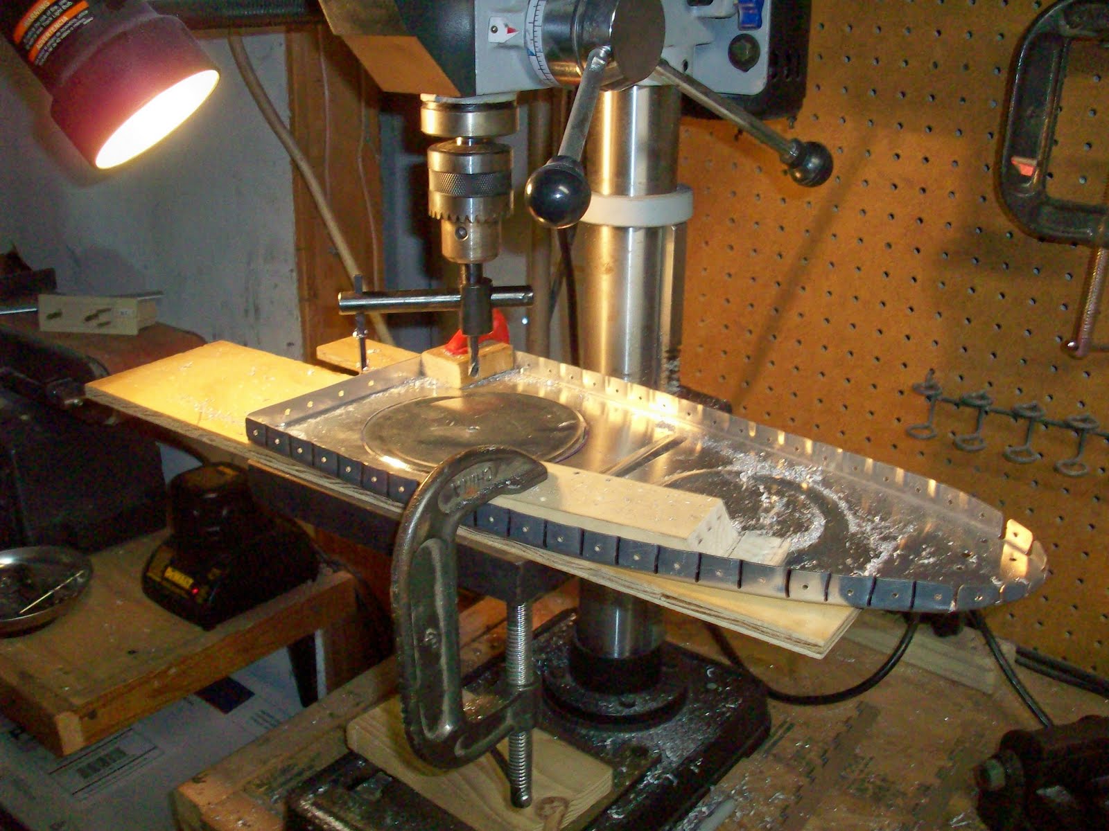 RV7 Process Inboard Fuel Tank Ribs