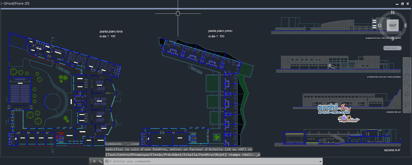 kindergarten in AutoCAD Archinew Free Dwg file Blocks Cad autocad architecture. Archinew 3D