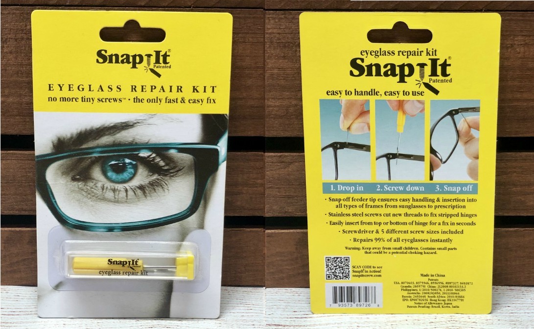 Stacy Talks & Reviews SnapIt EyeGlass Repair Kit Giveaway Ends 4/24