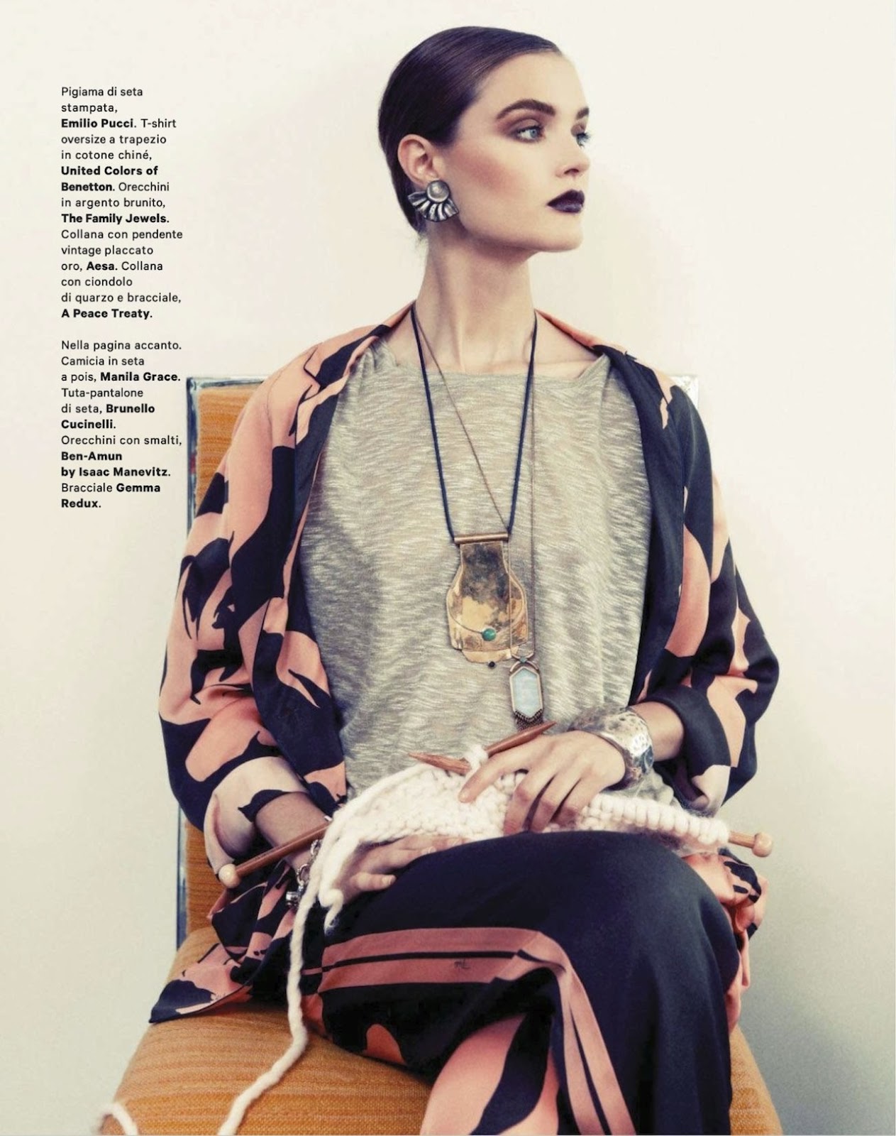 a regola d'arte: katie fogarty by peter ash lee for amica february 2013 ...