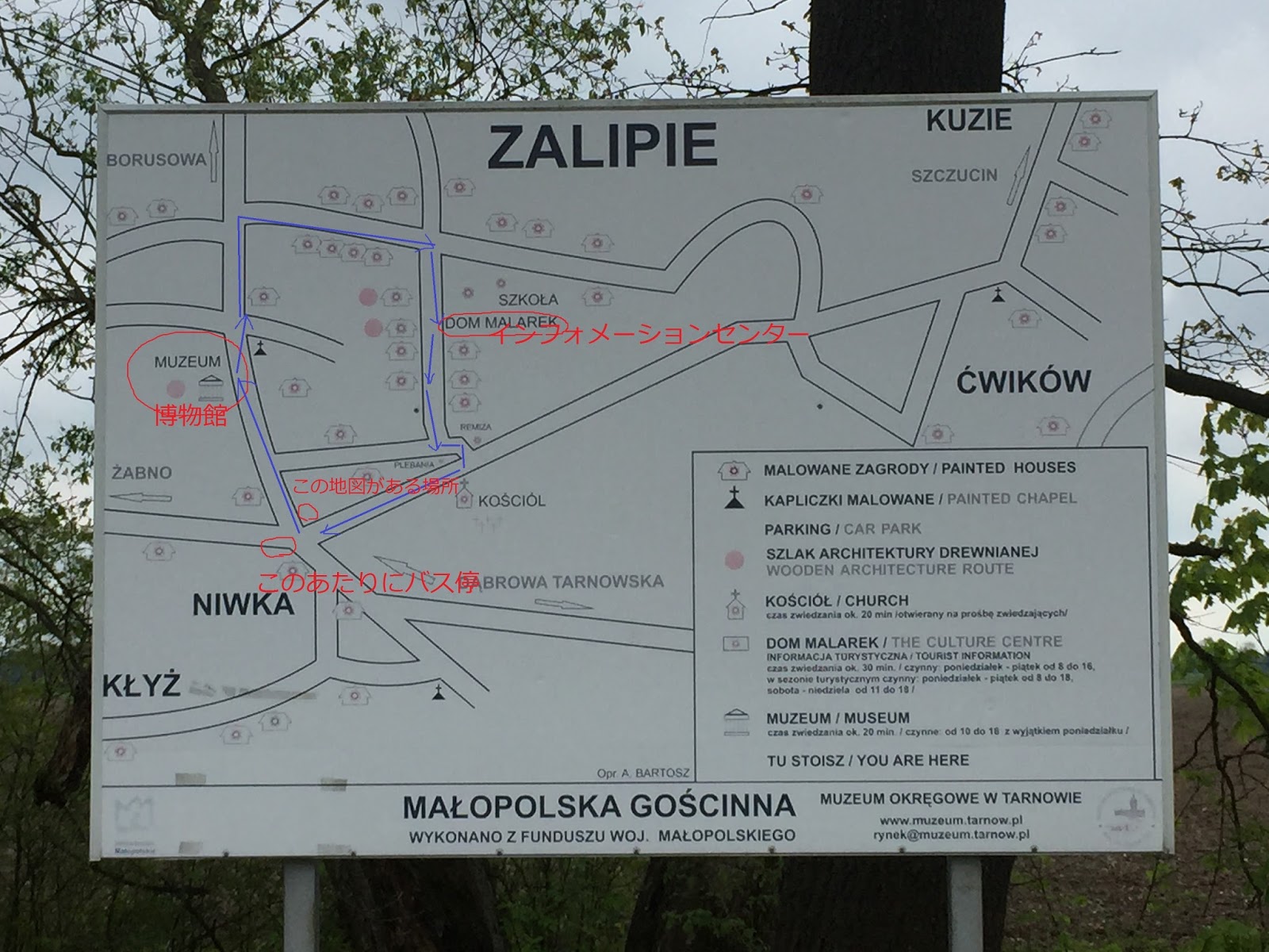 Zalipie Mapa
