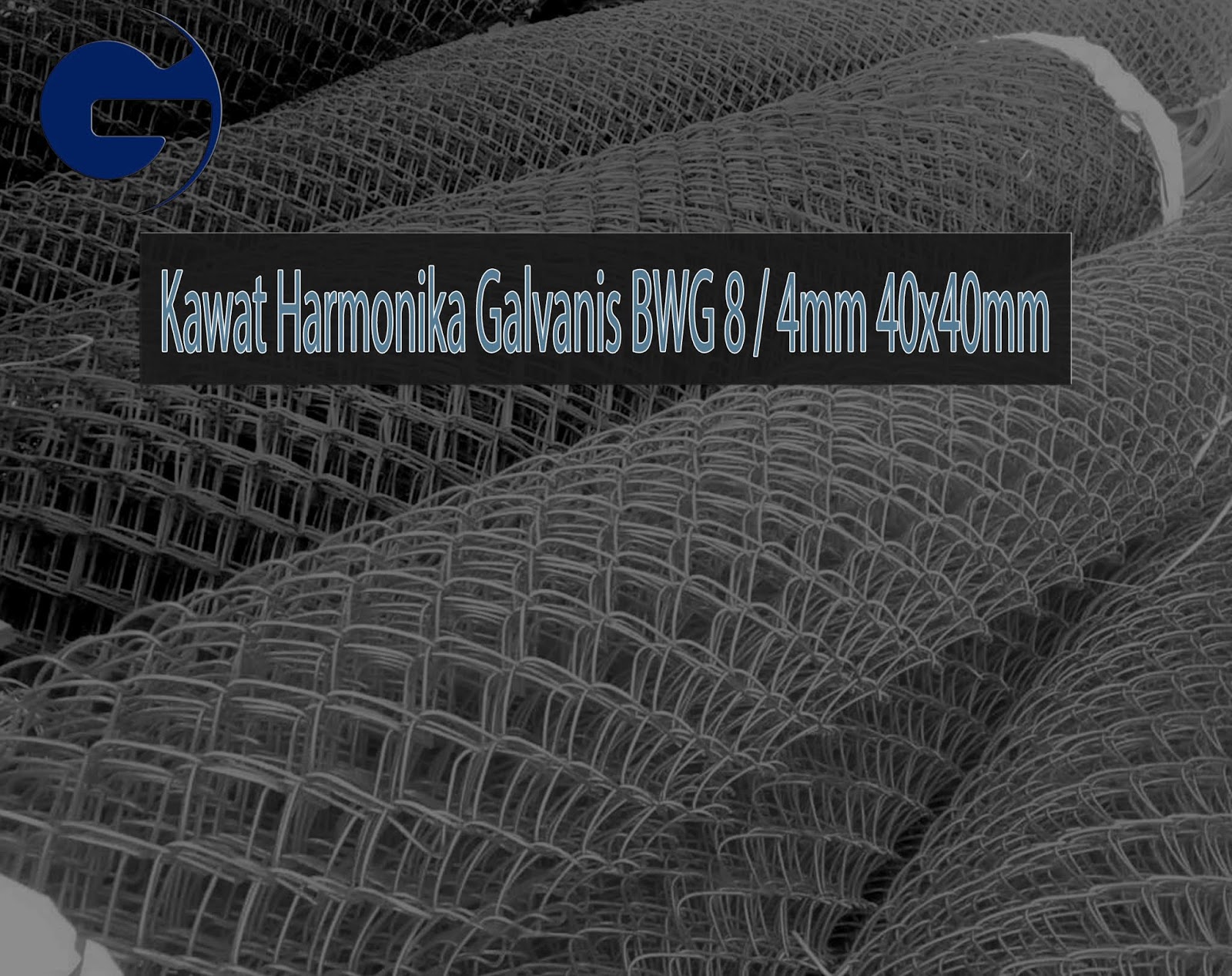 Jual Kawat Harmonika Galvanis SNI BWG 8/4mm 40x40mm