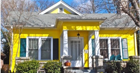 Dinero y yo: Casas con fachadas de color amarillo muy lindas
