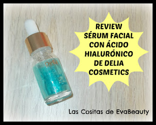 Review Sérum facial con ácido hialurónico de Delia Cosmetics