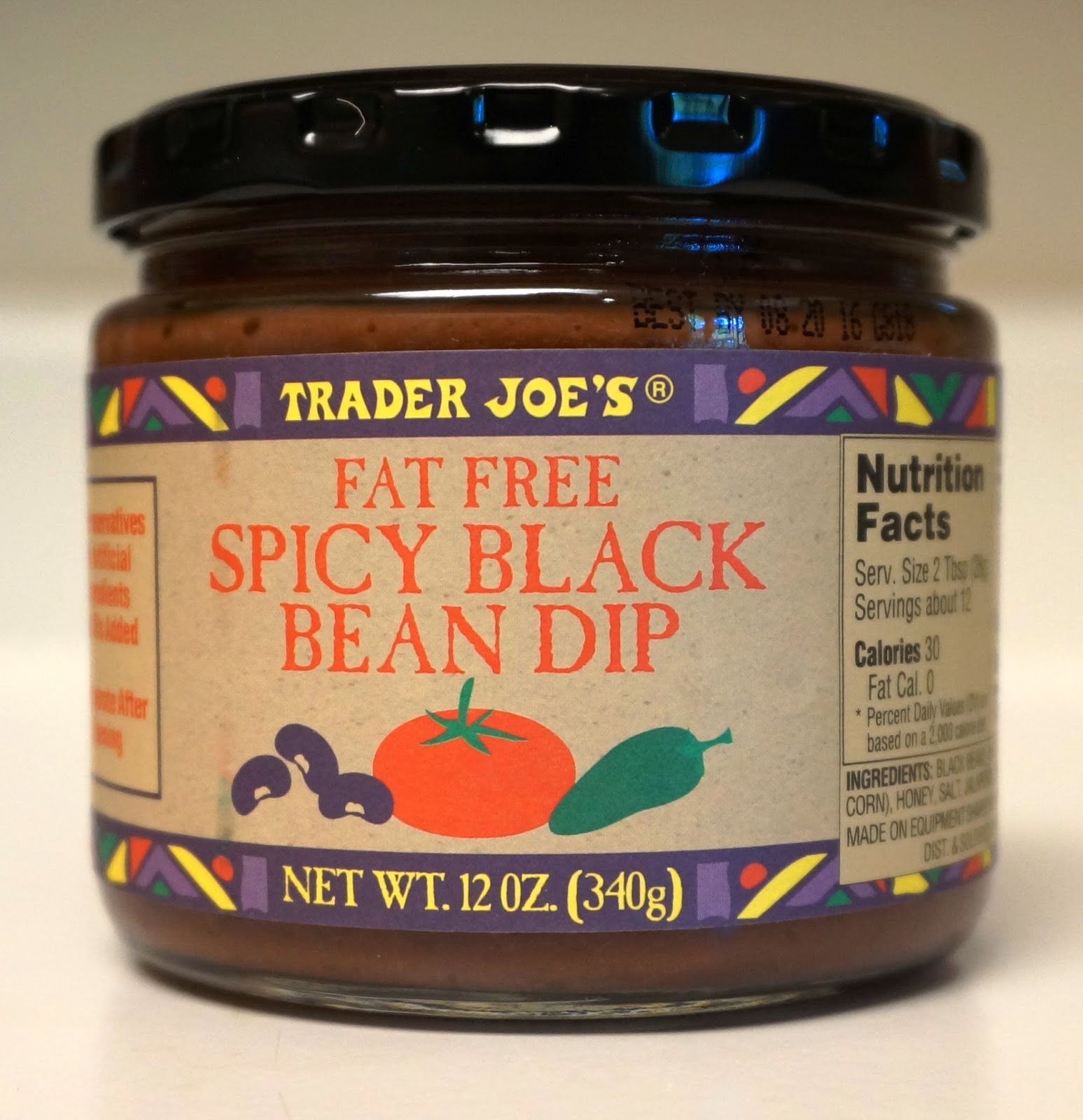 Exploring Trader Joe's Trader Joe's Fat Free Spicy Black Bean Dip