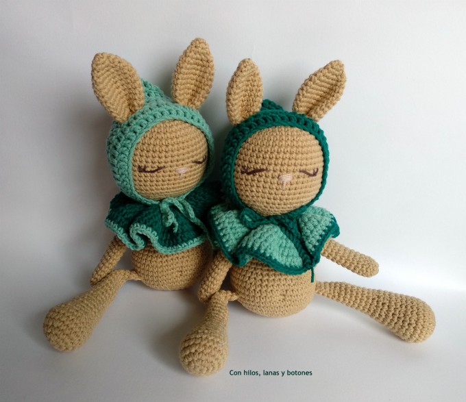 Con hilos, lanas y botones: Peaches amigurumi