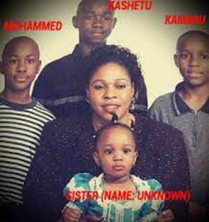 Kamaru With His Mother And Siblings