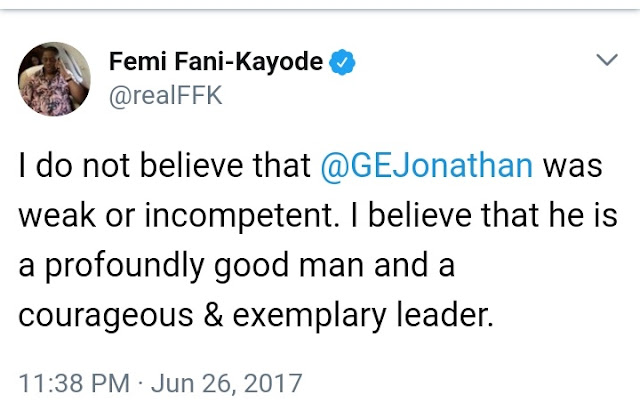 Jonathan, Exemplary, Courageous President -FFK Replies Nnamdi Kanu