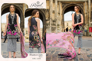 Royal Designer Husn e Zan vol 1 pakistani Suits catalog wholesaler