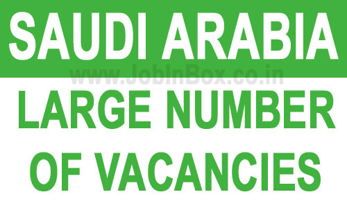 Urgent Large Job Vacancies : Saudi Arabia for a Leading Plant Maintenance | Face to Face interview in Mumbai & Delhi | Sparkle Asia Consulting