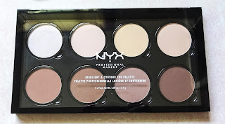 Review NYX Highlight & Contour Pro Palette Contouring