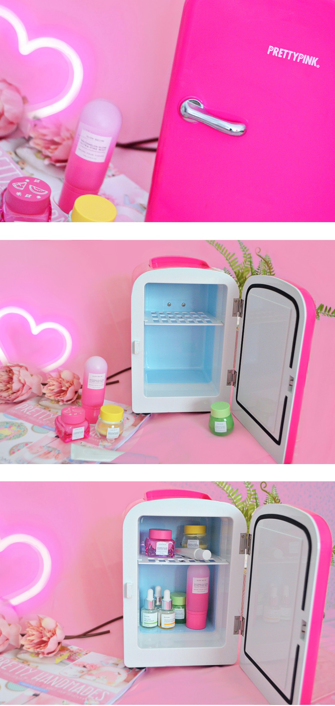 PRETTYPINK Mini Beauty Fridge Review ugpw.