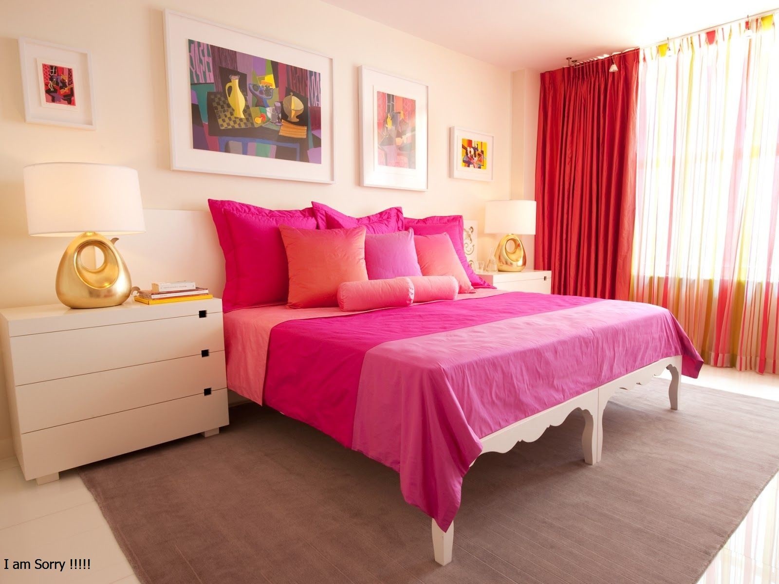 10 Minimalist Bedroom Design Pink Color in 2019 ~ SETAN MERAH