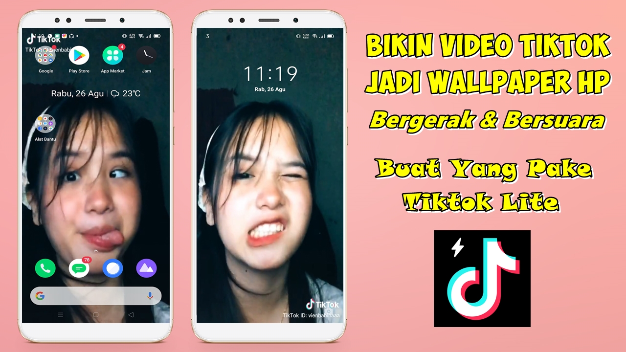 Cara Membuat Video Tiktok Jadi Wallpaper Hp Di Tiktok Lite Rumah Multimedia