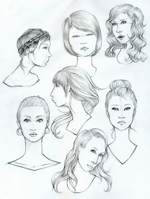 drawings-of-faces, pencil-doodles, face-doodle, face-sketch, face-sketches