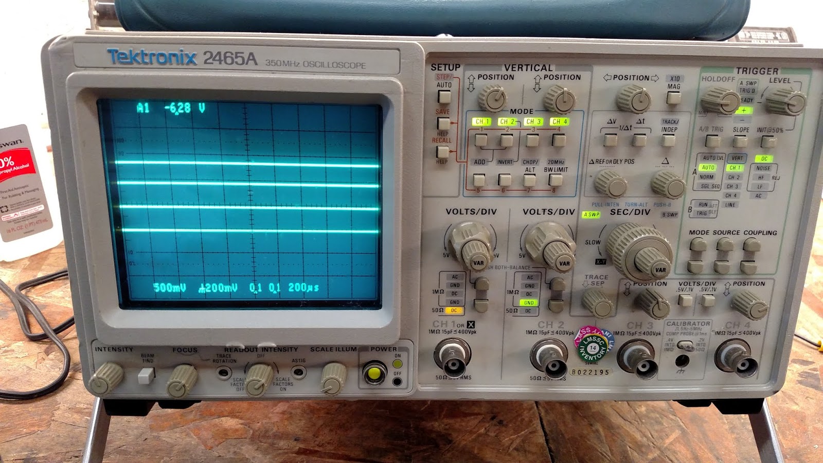 Spud's blog Tektronix Oscilloscope, Model 2465A *Updated*