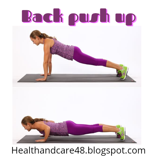 How to do back push up exercise correctly?