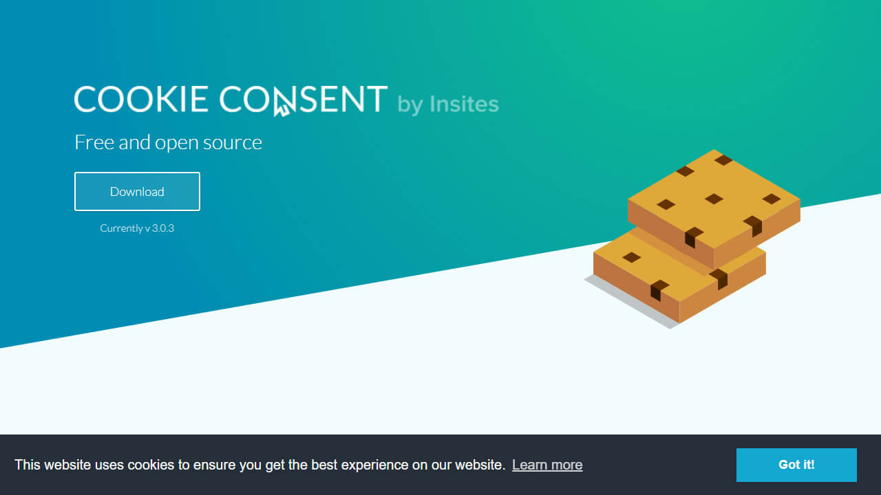 Crear aviso de cookies con Cookie Consent
