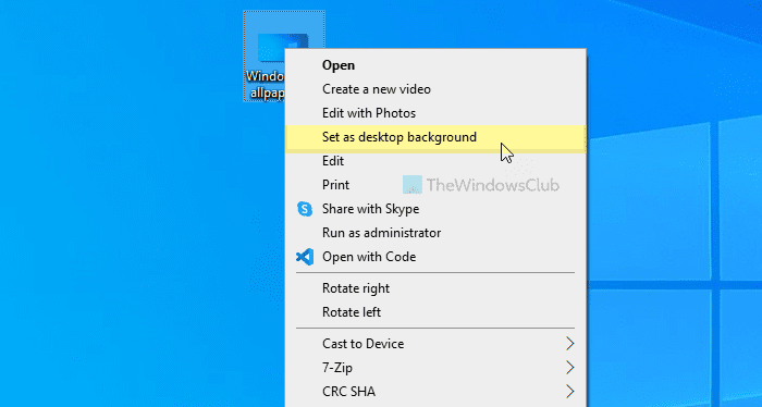 Windows10をアクティブ化せずに壁紙を変更する方法