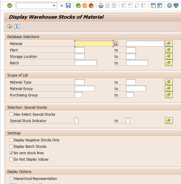 Check Stock in List of Materials in SAP [ MB52 ]