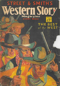 Western Story, September 19, 1931 cover by Walter M. Baumhofer