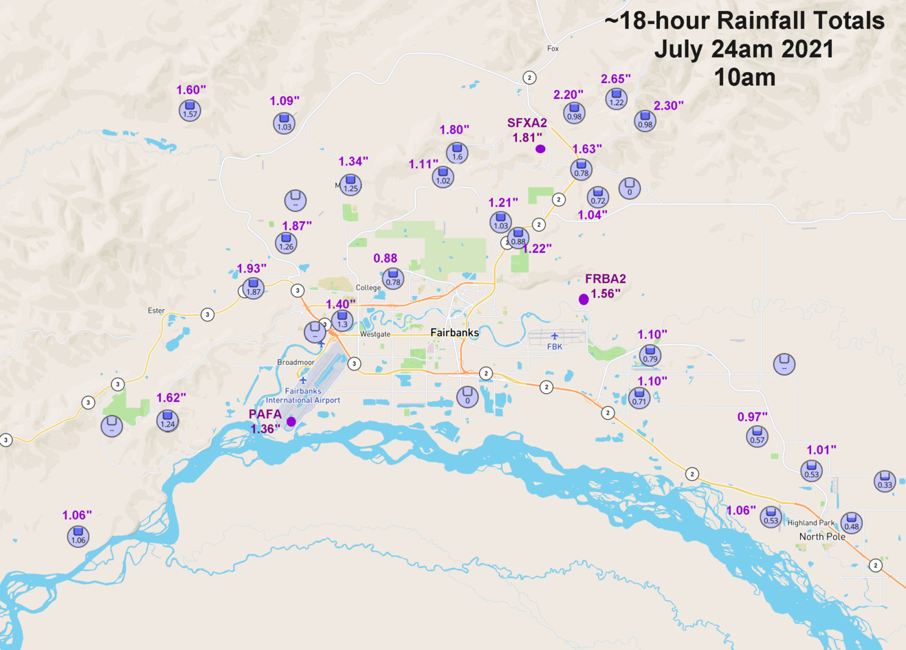 Deep Cold Alaska Weather & Climate Heavy Rain