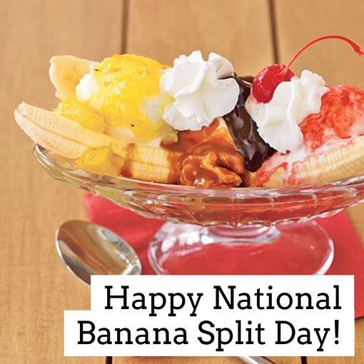 national banana split day