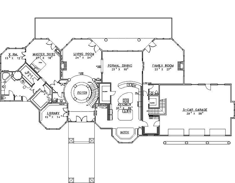 Mansions & More Contemporary Mansion w/ Floor Plans