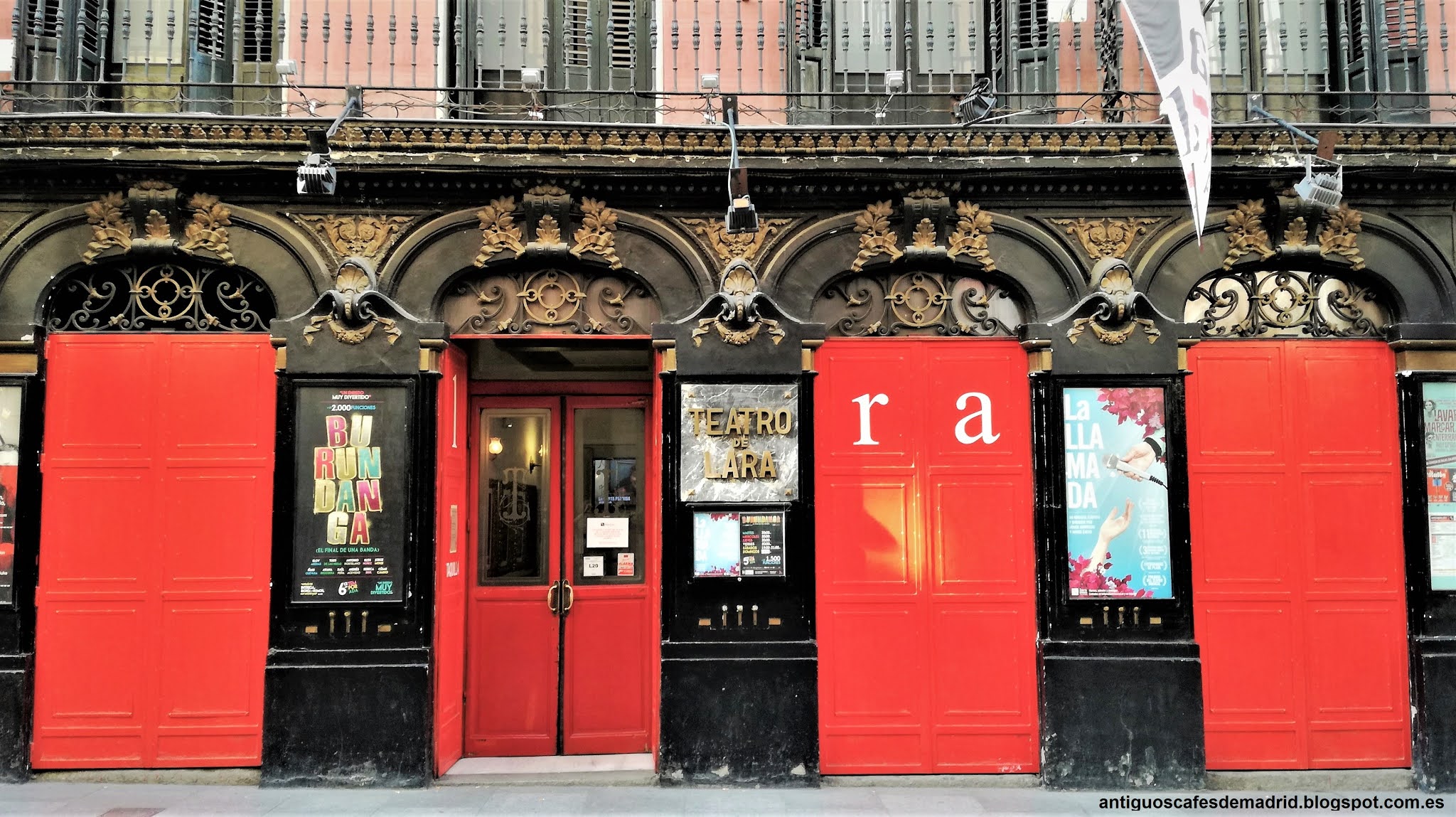 Antiguos Cafés de Madrid y otras cosas de la Villa. EL TEATRO LARA o