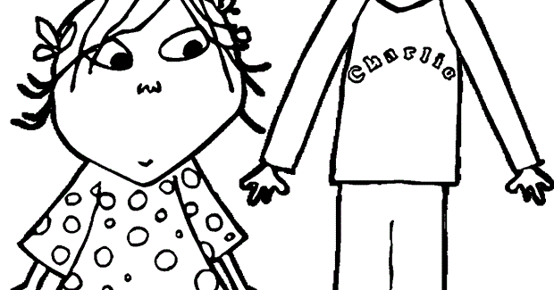 Coloring pages for kids free images: Charlie and Lola free coloring
